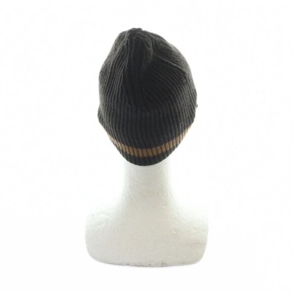 Gucci Beanie Knit Cap Logo Bicolor M Brown GY03 MQ OH main image 7